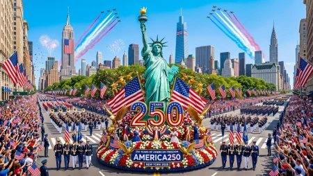 America250 Grand Military Parade in New York 2026