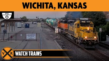 Wichita - BNSF Arkansas City Subdivision - Train Camera